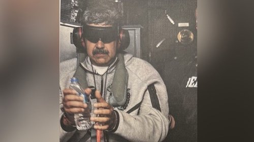 Trump publica la primera imagen de Nicolás Maduro capturado