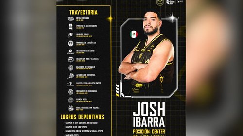 Josh Ibarra regresa a Fuerza Regia para la nueva temporada