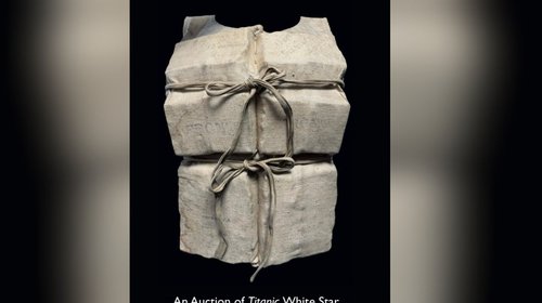 Subastan por más de 900 mil dólares chaleco del Titanic