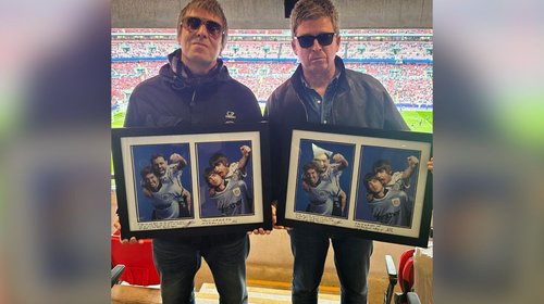 Oasis en Wembley: Liam y Noel apoyan al City en final de FA Cup