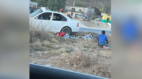 Fatal choque en la carretera 57, en Arteaga, deja cuatro muertos