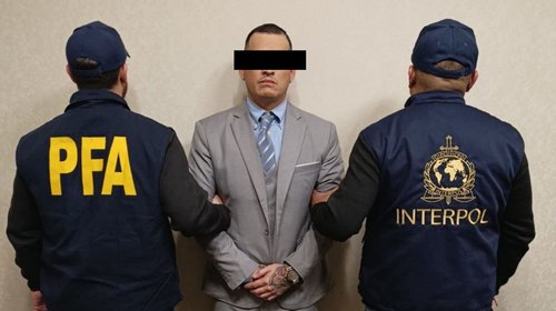 Detienen en Argentina a mexicano buscado por la Interpol