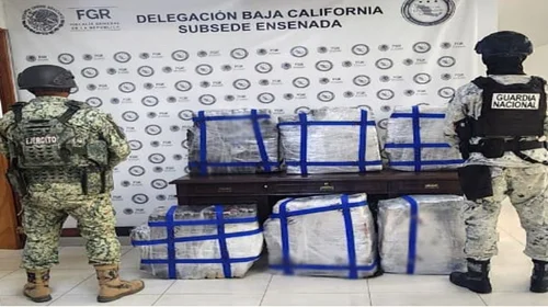 Decomisa Ejército droga valuada en $64 millones en Ensenada
