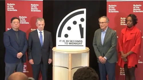 Marca 'Reloj del Juicio Final' 89 segundos para el fin del mundo