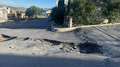Denuncian megabache en la colonia Federico Berrueto Ramón Popular