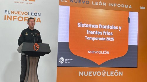 Ingresa frente frío 4 con lluvias y vientos moderados
