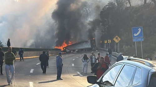 Deja seis muertos fatal accidente en la autopista México-Puebla