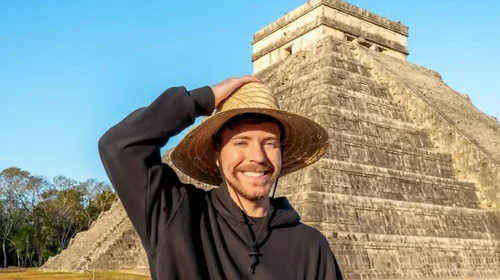 MrBeast explora zonas ocultas de Chichén Itzá con permiso de INAH