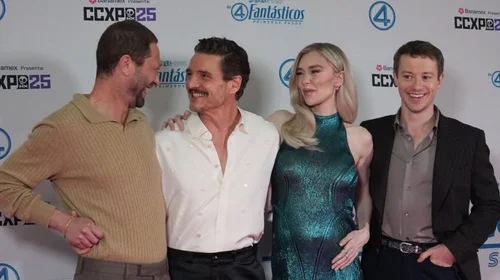 Elenco de 'Los Cuatro Fantásticos' aparecen en CCXP 2025 en CDMX