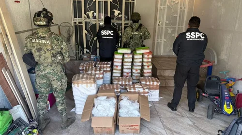 Decomisan 420 kilogramos de metanfetamina en Tijuana, BC