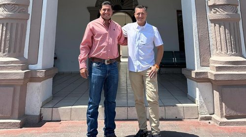 Alcalde de Salinas Victoria se reúne con Luis Donaldo Colosio