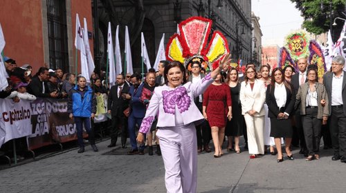 Clara Brugada brinda primer informe como jefa de Gobierno de CDMX