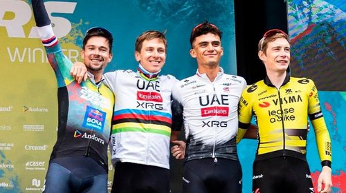 Isaac del Toro brilla en Andorra y termina en segundo lugar