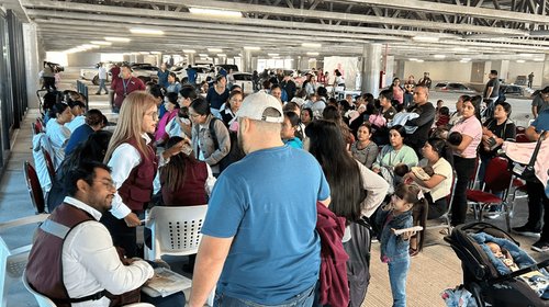 Acuden a jornadas de vacunación implementadas en Reynosa