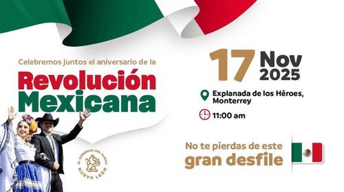 Preparan desfile cívico por aniversario de Revolución Mexicana