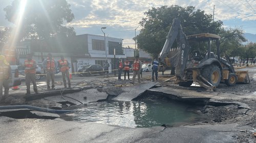 Anuncian cortes en suministro de agua por megafuga en Guadalupe