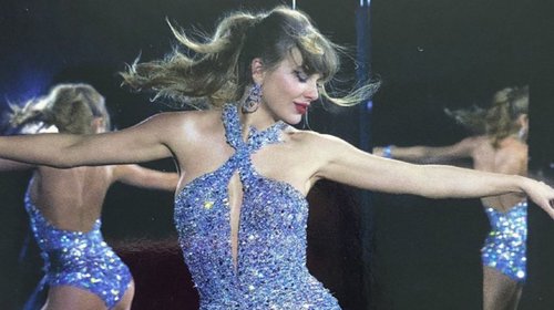 Taylor Swift graba en secreto el video navideño de 'Opalite'