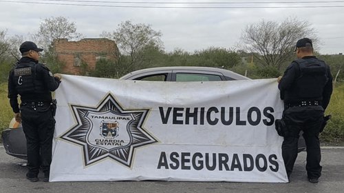 Recuperan vehículo robado sobre carretera Reynosa–Monterrey