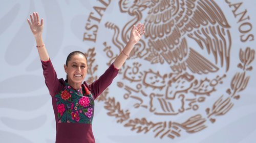 Sheinbaum lidera aprobación presidencial en América Latina