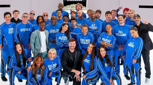 Derbez participa en video especial de MrBeast y Kevin Hart