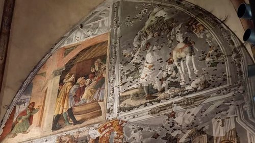 Italia recupera frescos renacentistas destruidos en la guerra