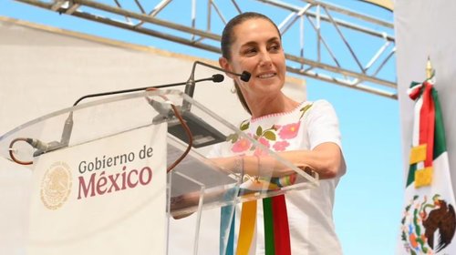 Sheinbaum defiende en Yucatán la transformación de México
