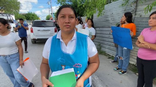 Interviene Derechos Humanos en conflicto de maestra en kinder