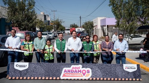 Invierten 5.5 mdp en pavimentación para Saltillo