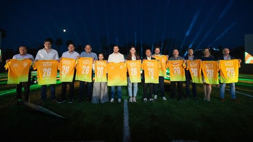 Encienden Tótem de cuenta regresiva para el Mundial 2026 en NL