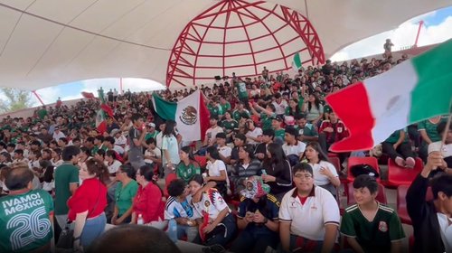 Viven en Matamoros gran ambiente por inicio de Mundial