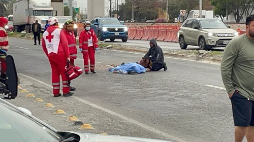 Muere atropellado tras riña con chofer de ruta en Díaz Ordaz