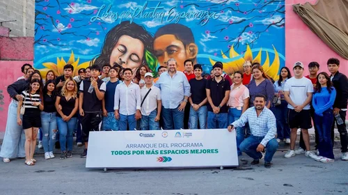 Transforman colonias de Ramos Arizpe con murales de arte urbano