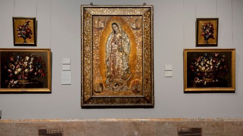 El Museo del Prado exhibe un enconchado de la Virgen de Guadalupe