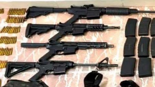 Aseguran armas y droga tras cateo en Matamoros