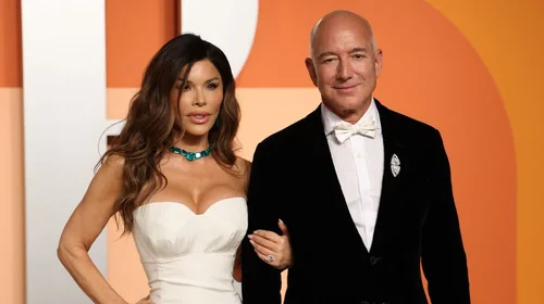 Jeff Bezos y Lauren Sánchez llegan a Venecia para su boda lujosa