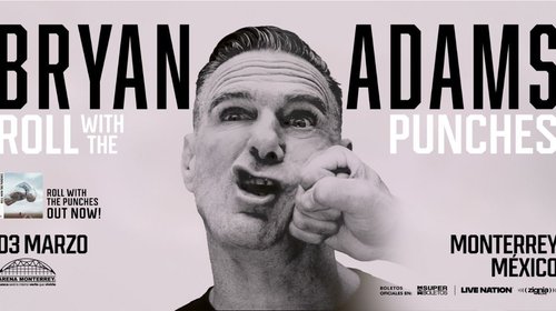 Bryan Adams trae su gira 'Roll With The Punches' a México en 2026