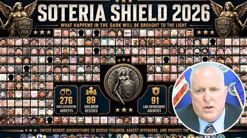 Operativo del FBI deja más de mil 100 detenidos en EUA