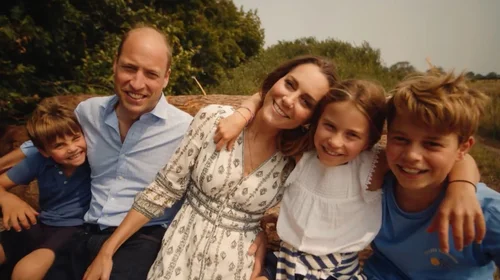 William y Kate Middleton desean un feliz año 2025