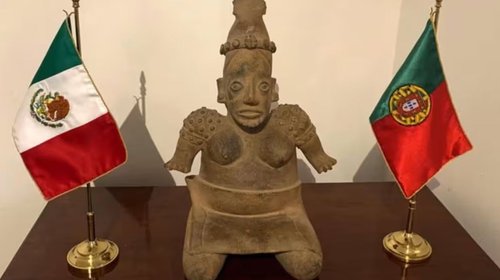 Portugal devolverá a México tres piezas prehispánicas