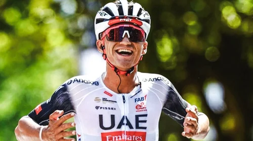 Isaac del Toro sufre caída en la etapa 1 de la Vuelta a Burgos