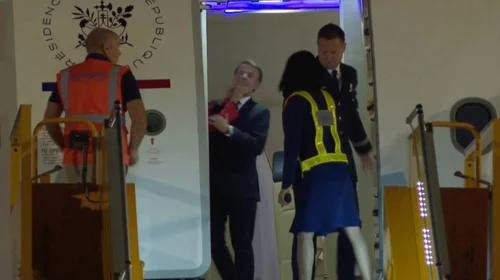 Desmiente presidente de Francia agresión de su esposa; era broma