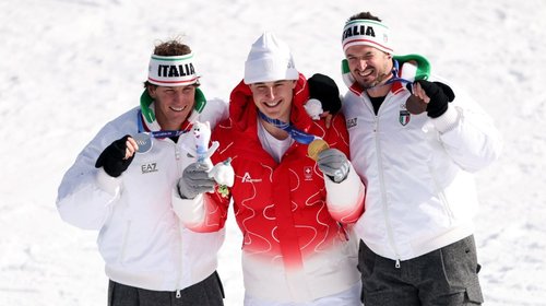 Von Allmen gana el oro en el descenso olímpico