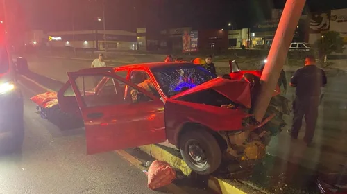 Accidente deja dos guardias lesionados en Ramos Arizpe