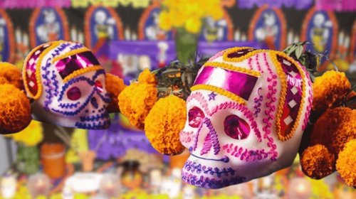 Calaveritas de azúcar como ícono del Día de Muertos