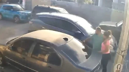 Revelan video de ataque a balazos a expolicía de San Pedro