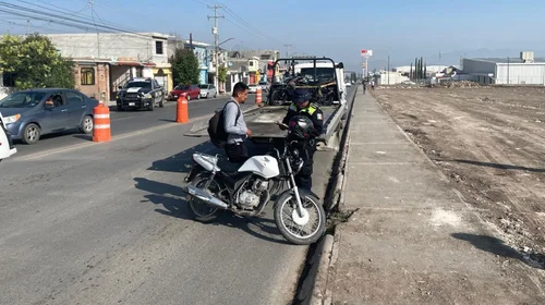 Refuerza Saltillo operativos contra motociclistas sin documentos