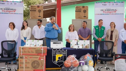 Invierten $100 mil pesos en mejoras para escuela en Ramos Arizpe