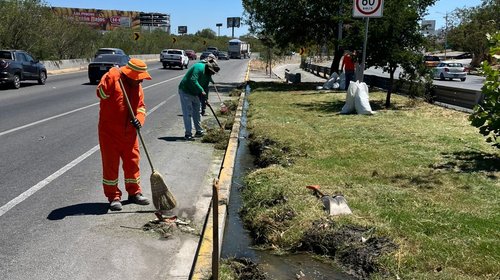 Retiran más de 137 toneladas de basura área metropolitana