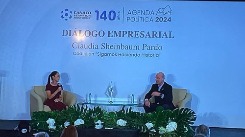Se reúne Sheinbaum con empresarios de la Canaco