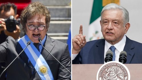 Javier Milei llama 'ignorante' a López Obrador